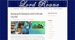 Desktop Screenshot of lordrcane.com